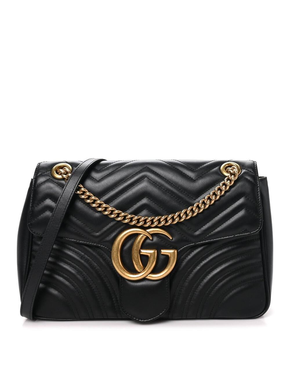 Gucci Calfskin Matelasse Medium Gg #368235G15B